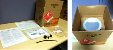 CMS gas testing kit